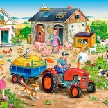 Puzzle maxi 40 pezzi LIFE ON THE FARM di CASTORLAND