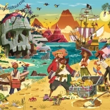 Puzzle Ravensburger avventura dei pirati XXL