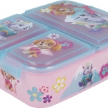 Lunch box multi scomparto per bambini Paw Patrol Skye ed Everest