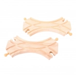 Bigjigs Rail Deviatore Simmetrico Collegato