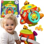 Woopie Baby volante interattivo a forma di aereo per culla e passeggino con effetti 18m+