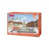 Puzzle 3D CityLine panorama Varsavia 159 pezzi