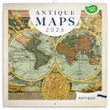 Calendario con note Mappe antiche 2026