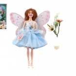 Bambola fata con ali articolate e accessori