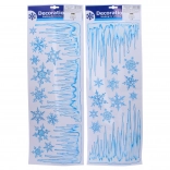 Adesivi per finestre natalizi scintillanti