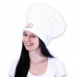 Cappello da cuoco per adulti con scritta Chef