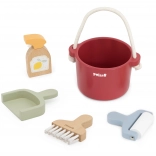 Set di pulizia in legno con secchio e accessori POLARB di VIGA