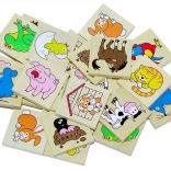 Detoa memory di legno Favola