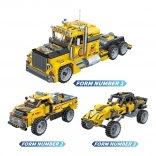 Qman Idee illimitate – coraggioso trasportatore set di costruzione con motore a retrocarica