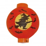 Lampione decorativo strega di Halloween 20 cm a batteria