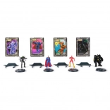Set di figure DC METAL FORCE: Brainiac contro Batman, Superman e Flash (5 cm)