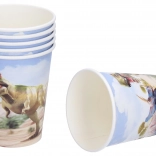 Bicchieri di carta per feste Dino 250 ml (6 pz)