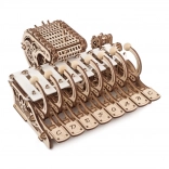 Modello meccanico in legno di uno strumento musicale Celesta di Ugears