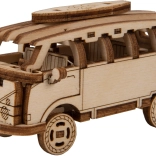 Puzzle 3D in legno WOODEN CITY Superfast minibus retrò