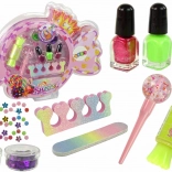 Set di decorazione per unghie e trucco a forma di caramella