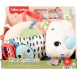 rinoceronte di peluche attivo fisher-price planet friends per gioco sensoriale