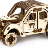 Puzzle 3D in legno – auto da rally da assemblare