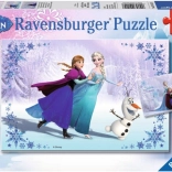 Puzzle 2x24 pezzi Frozen Sorelle per sempre