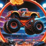 Puzzle Monster Truck 60 pezzi