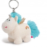 Portachiavi peluche unicorno Wingfried con ali 10 cm