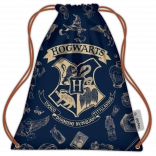 Harry Potter sacchetto con coulisse blu navy e oro