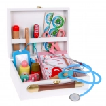 Set medico in legno per bambini 3+ con accessori 30 pezzi