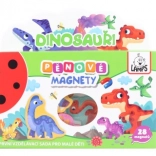 Magneti in schiuma Dinosauri per bambini 4 mm