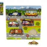 Puzzle in legno Le mie prime macchine