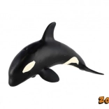 Figurina di orca in plastica 12 cm