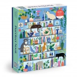 Puzzle GALISON PURRFECT NOOK – libreria felina, 1000 pezzi