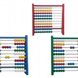 Detoa abaco in legno rosso