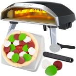 Forno per pizza per bambini con accessori OONI CASDON – set con pizza sulla pala e 18 accessori