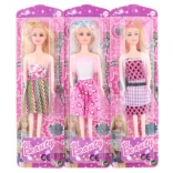 Bambola con vestito colorato 28 cm