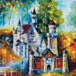 Puzzle Castello di Neuschwanstein 1500 pezzi