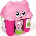 Mattoncini morbidi CLEMMY nel box con coperchio Gattina, 6 pz – CLEMENTONI