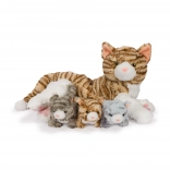 Set in peluche di gattini con mamma Cozy Noxxiez