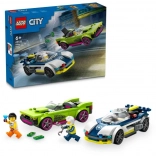 Lego City inseguimento della polizia con muscle car 60415