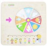 Lavagna educativa sul tempo atmosferico di Masterkidz