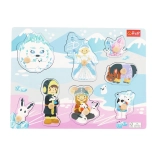 Puzzle in legno medio Castello di Ghiaccio, 8 pezzi