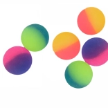 Palline rimbalzanti neon 6 cm – set