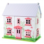 Casa delle bambole rosa Bigjigs Toys
