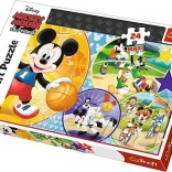 Puzzle maxi 24 pezzi – MICKEY MOUSE: è l’ora dello sport