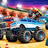 Puzzle 70 pezzi Monster Truck Show