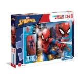 Puzzle 24 pezzi Maxi Super Color Spider-Man