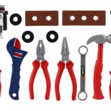 Set di attrezzi in plastica per bambini in sacchetto, 2 colori (21 × 24 × 5 cm)