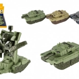 Carro armato/robot trasformabile in plastica 14 cm a inerzia
