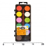 Acquerelli 12 colori con pennello