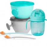 Set da Pranzo Easy-Feed Teal/Grigio