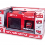 Set di gioco dei vigili del fuoco – garage con luci e suoni