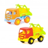 Giocattolo camion comunale con container Salute